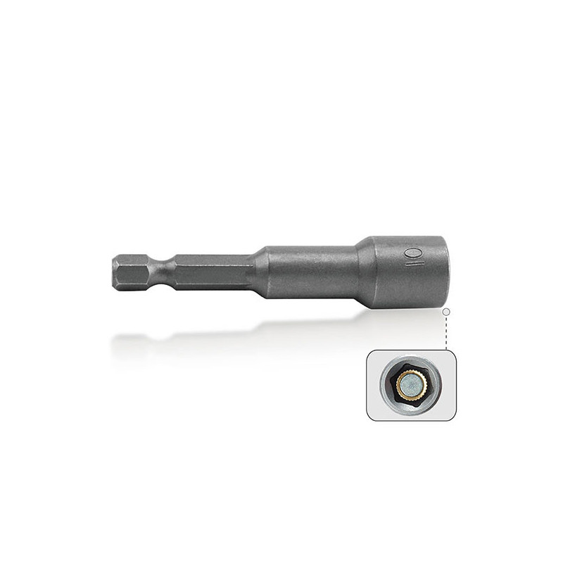 Douille à visser magnétique 1/4" 65mm - TOPTUL - BEAA0810G