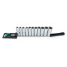 Jeu de rails à douilles profondes 1/2" 11pcs - TOPTUL - GAAQ1106