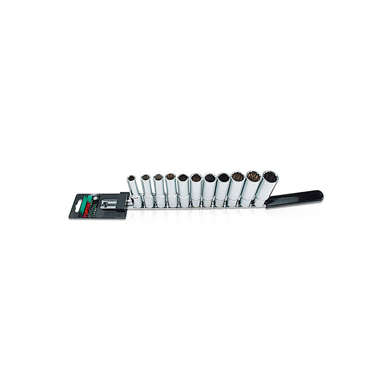 Jeu de rails à douilles profondes 12PT 1/2" 11pcs - TOPTUL - GAAQ1105