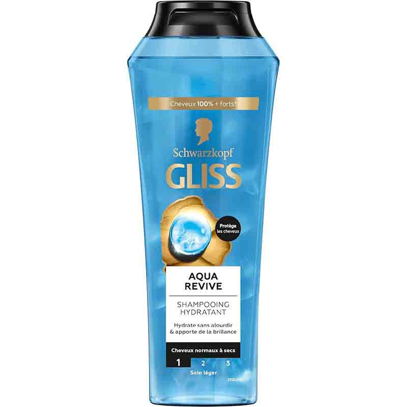 Shampoing aqua revive hydratant Gliss 250mL - SCHWARZKOPF - 35457