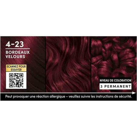 Coloration permanente oleo suprême bordeaux velours 4-23 165mL - SCHWARZKOPF - 35854