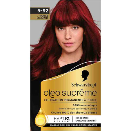 Coloration permanente oleo suprême rouge éclatant 5-92 165mL - SCHWARZKOPF - 35872