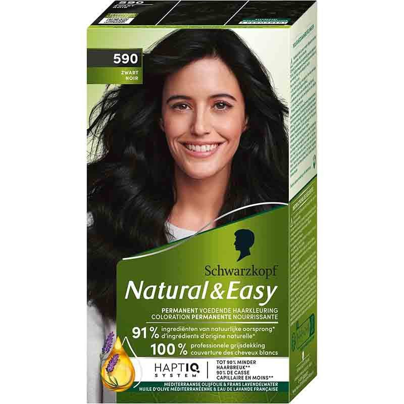 Coloration permanente natural & easy noir 590 165mL - SCHWARZKOPF - 34933