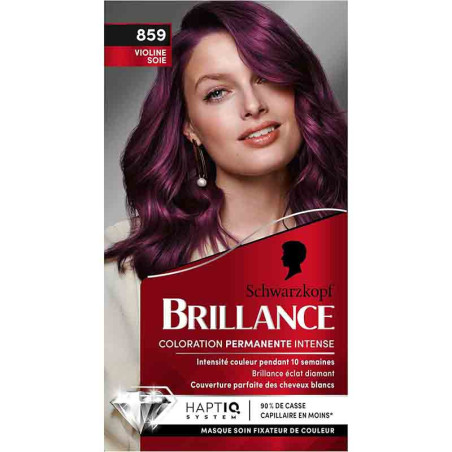 Coloration cheveux permanente intense brillance violine soie 859 - SCHWARZKOPF - 39532
