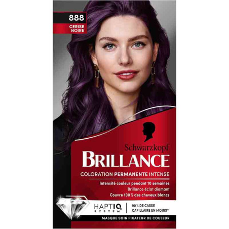 Coloration cheveux permanente intense brillance cerise noir 888 - SCHWARZKOPF - 29034