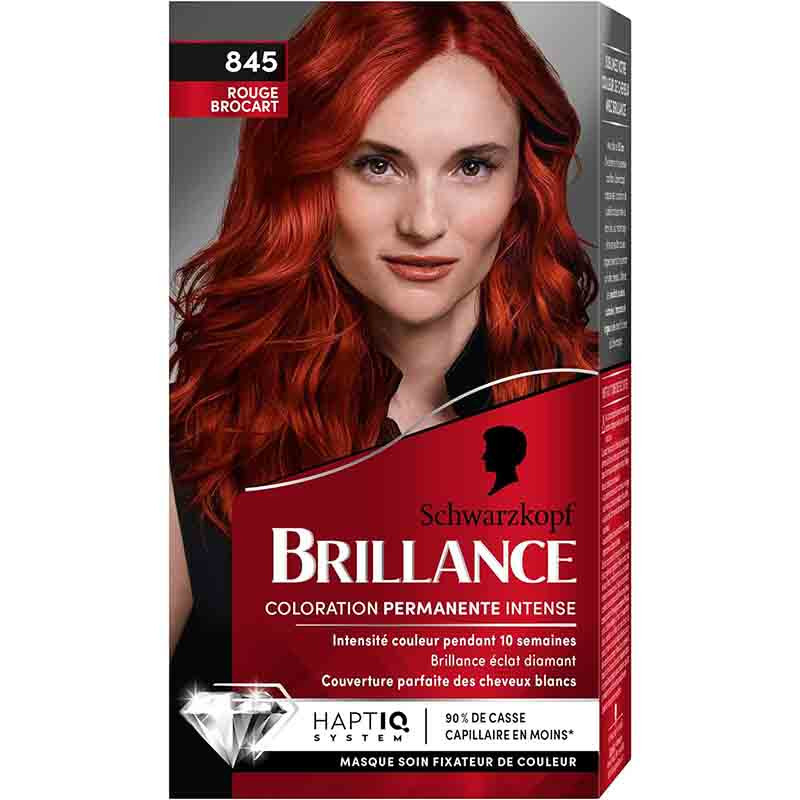 Coloration cheveux permanente intense brillance rouge brocart 845 - SCHWARZKOPF - 47241