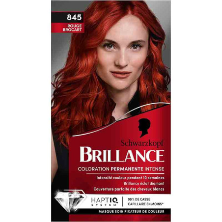 Coloration cheveux permanente intense brillance rouge brocart 845 - SCHWARZKOPF - 47241
