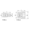Douille 6 pans 10 1/2" - TOPTUL - BAEA1610