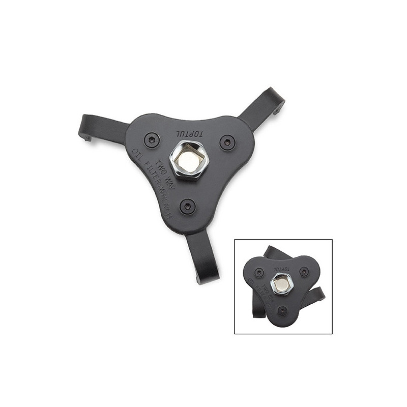Clé pour filtre à huile à 3 pattes 65-120mm - TOPTUL - JDAI65A2