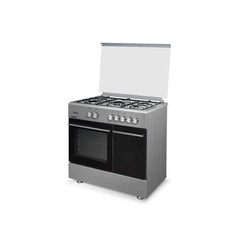 Cuisinière à Gaz 5 foyers Argenté - MERLIN - M-6090GB-S