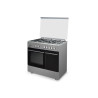 Cuisinière à Gaz 5 foyers Argenté - MERLIN - M-6090GB-S