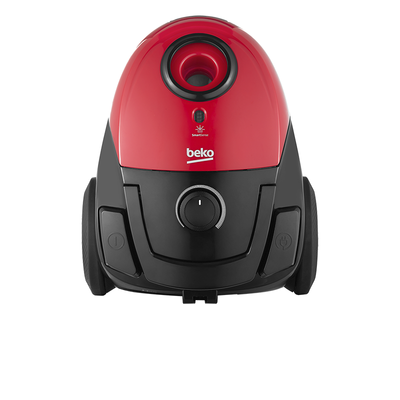 Aspirateur traineau avec sac 800W Noir/Rouge - BEKO - VCC34801AR