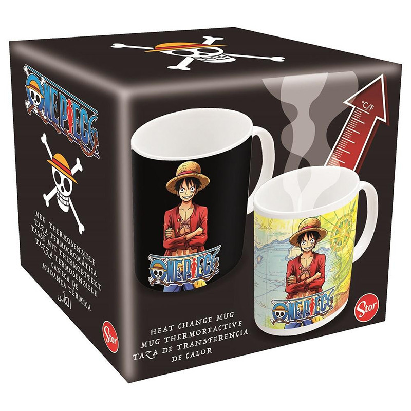 Mug One Piece Luffy thermo-réactive 325mL - STOR - 77840022845