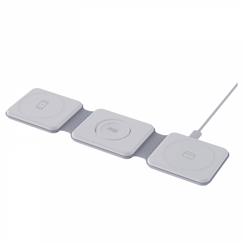 Station de recharge pliable pour téléphone/montre/écouteur - JAYM - JMPW003