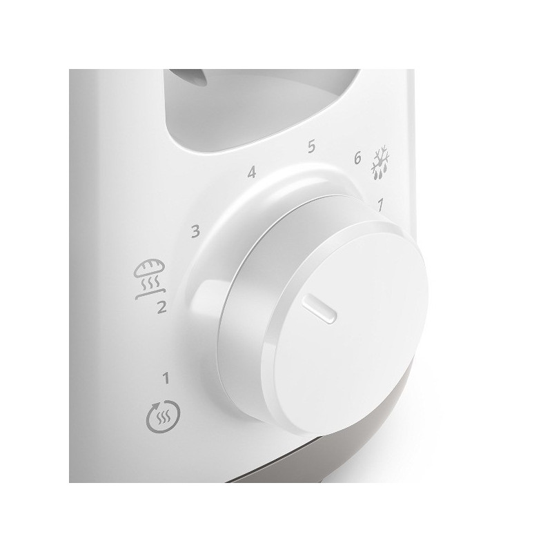 Grille-Pain 1 Fente Blanc PHILIPS - HD2590/00