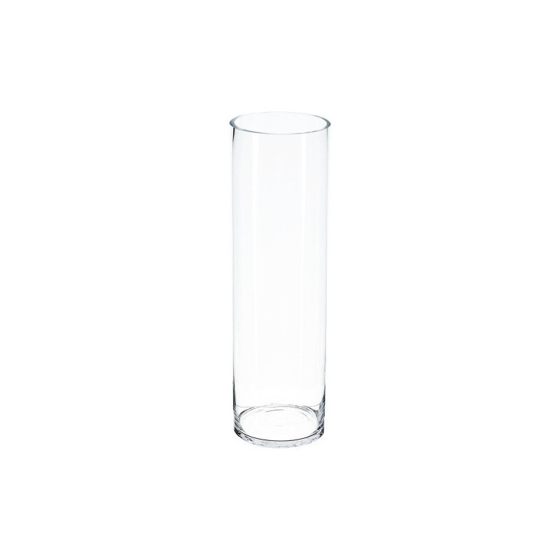 Vase Cylindre Transparent Clear H50 cm