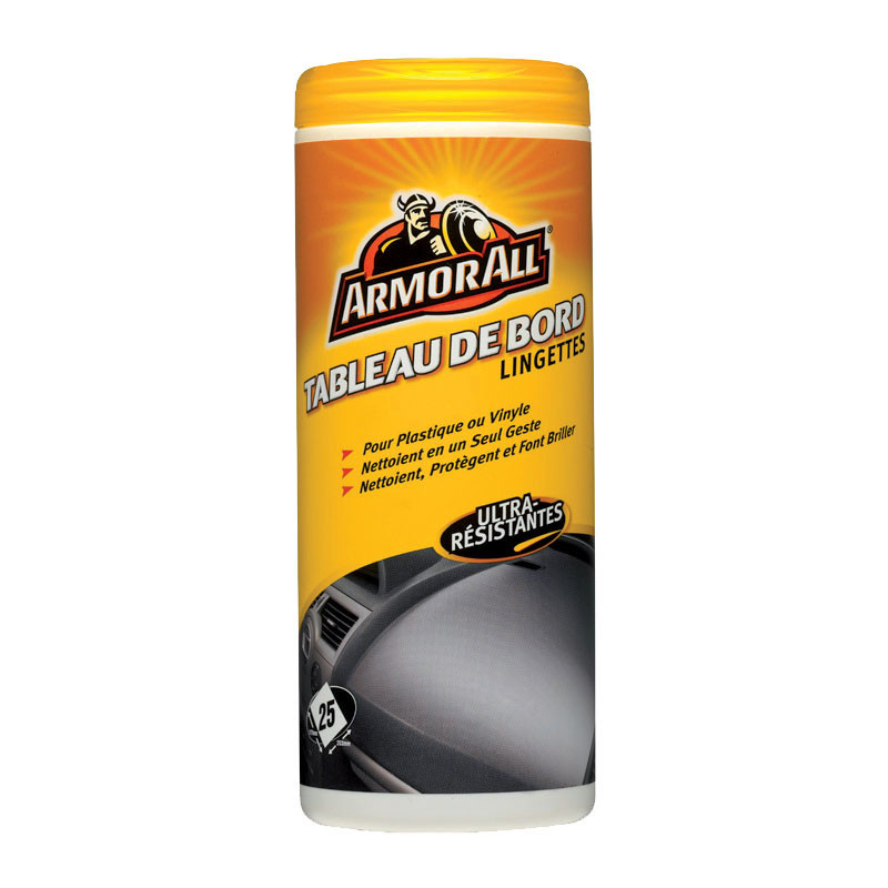 Boîte de 30 lingettes plastique finition brillant - ARMOR ALL - AA36030