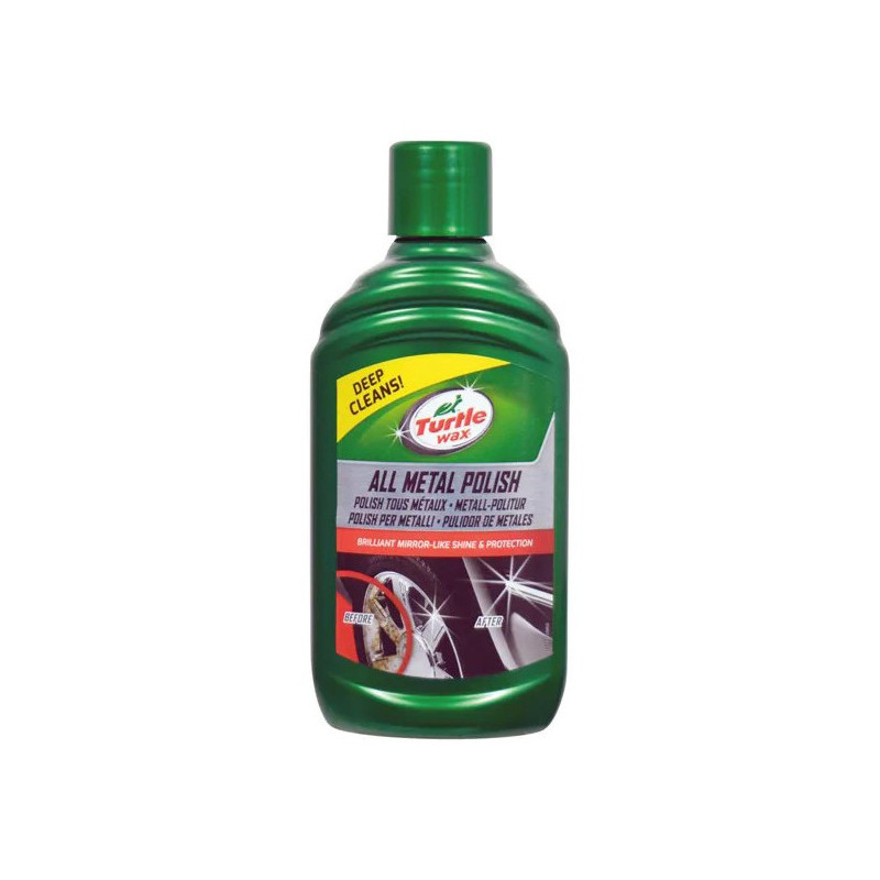 Pâte à polir pour chromes All Metal Polish 300ml - TURTLE WAX - 1830888