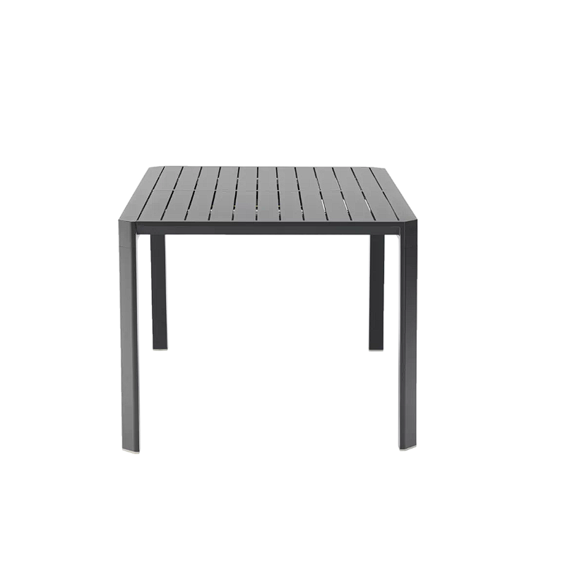 Table extensible Idaho aluminium anthracite, 8 places - NATERIAL