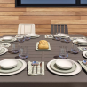 Table extensible Idaho aluminium anthracite, 8 places - NATERIAL