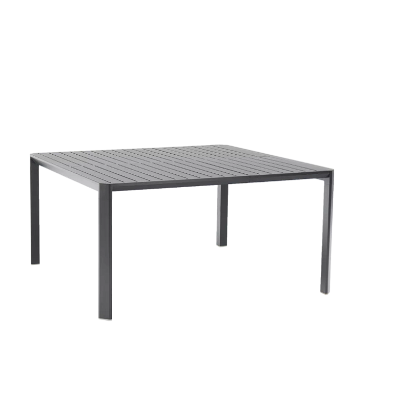 Table extensible Idaho aluminium anthracite, 8 places - NATERIAL