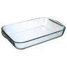 Plat à Four Rectangulaire Verre 40 x 25 cm