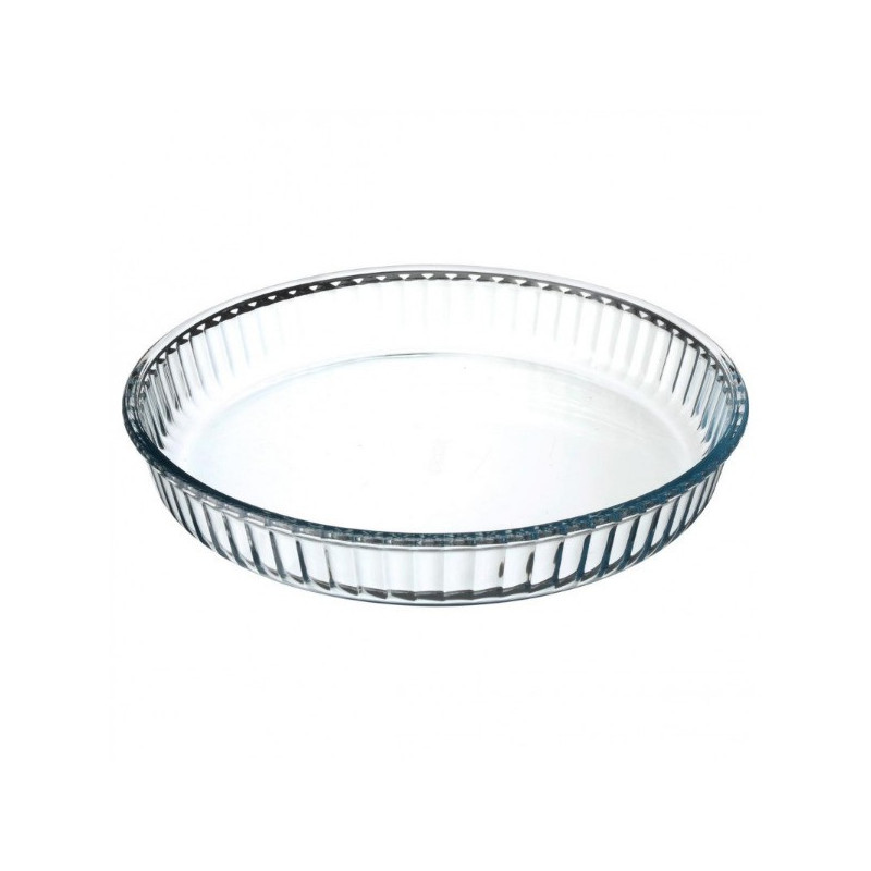 Plat à Tarte Verre Rond 26 cm