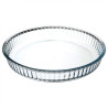 Plat à Tarte Verre Rond 26 cm