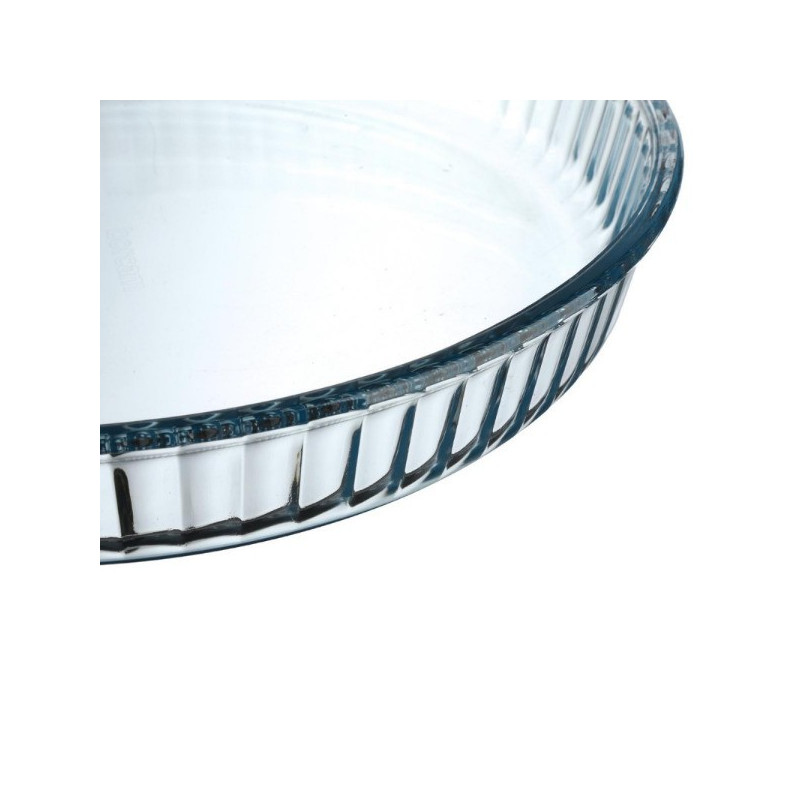 Plat à Tarte Verre Rond 26 cm