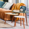 Tables d'appoint Mileo vegetal 3pcs - ATMOSPHERA - 157052I