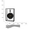 Horloge ronde en métal suspendue Noir - HOME&STYLING - HZ1230040