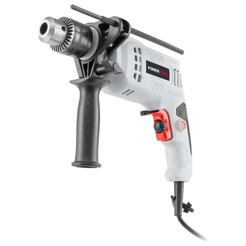 Perceuse à percussion 550W Gris/Noir - POWERPLUS - POWX10110