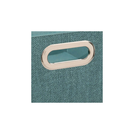 Boîte de rangement pliable 31x15cm Pétrole Chiné - 5FIVE SIMPLY SMART - 138886N