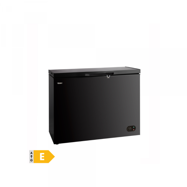 Congélateur coffre 300L Noir - DEROSSO - DRK-CF300E-B