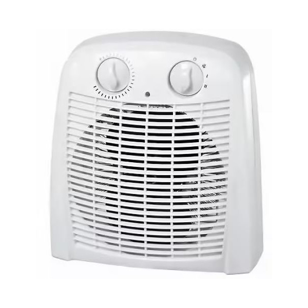 Radiateur soufflant d'appoint spécial salle de bains 2000W Blanc - KING D'HOME - 02APSF2003