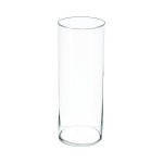 Vase Cylindre H40 cm Transparent