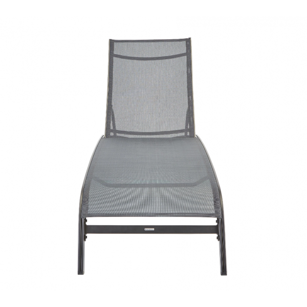 Bain de soleil Lyra aluminium gris