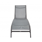Bain de soleil Lyra aluminium gris