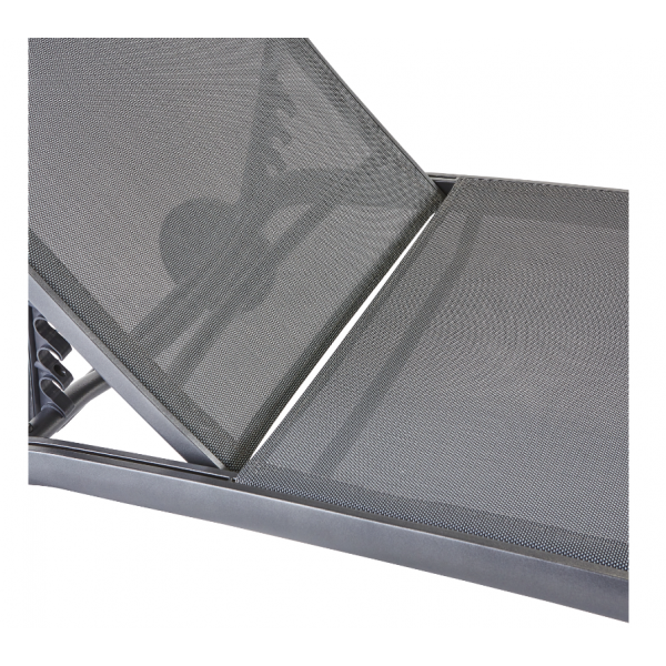 Bain de soleil Lyra aluminium gris