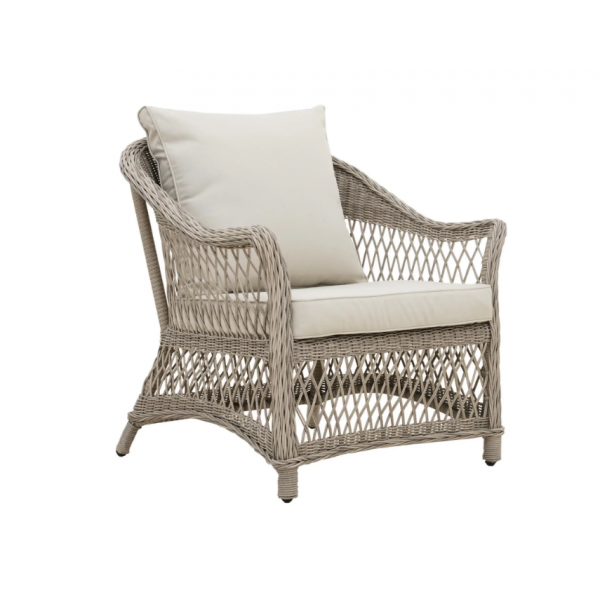 Salon de jardin - IDYLL NATERIAL - Beige - 5 personnes