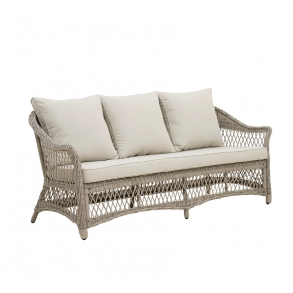 Salon de jardin - IDYLL NATERIAL - Beige - 5 personnes