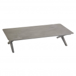 Salon de jardin - EMBRUNS HESPERIDE - Gris anthracite - 5 personnes