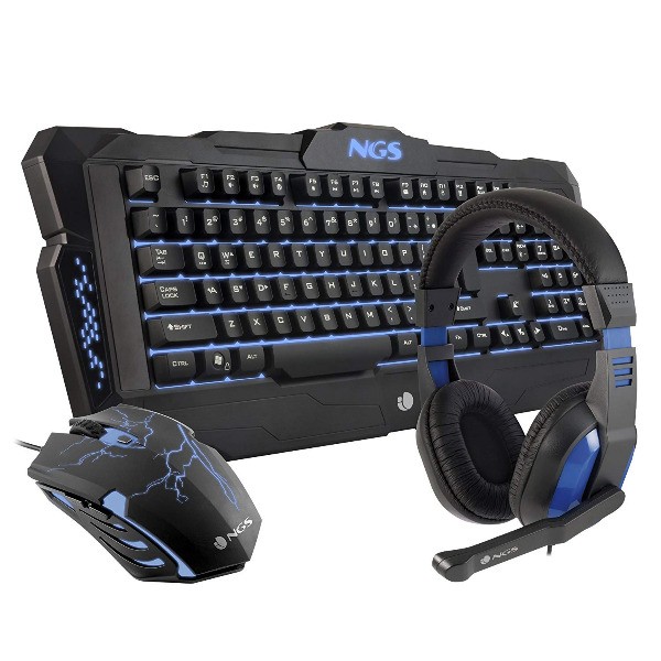 Clavier + Souris + Casque Gaming NGS - 69561103125