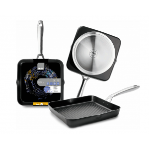 Poêle Titan Grill Carré 28 cm - IBILI 