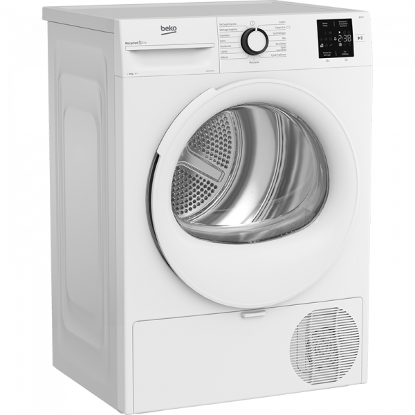 Sèche-linge hublot pompe à chaleur Eco Sense 8Kg Blanc - BEKO - D3H18301W