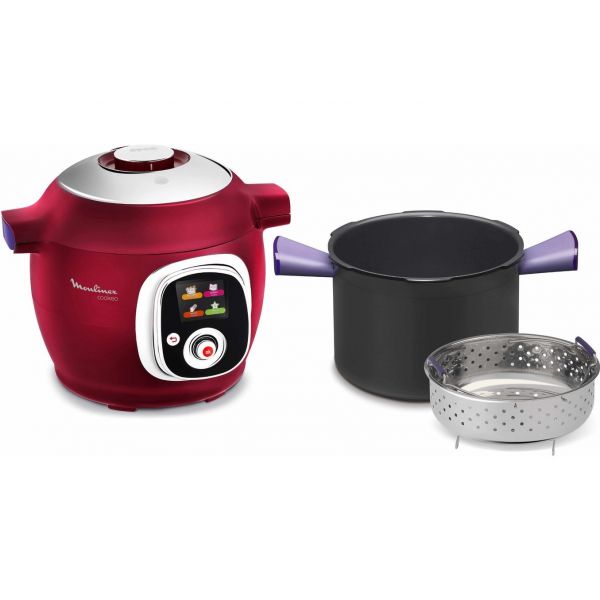 Mijoteur MOULINEX COOKEO ROUGE - CE7015