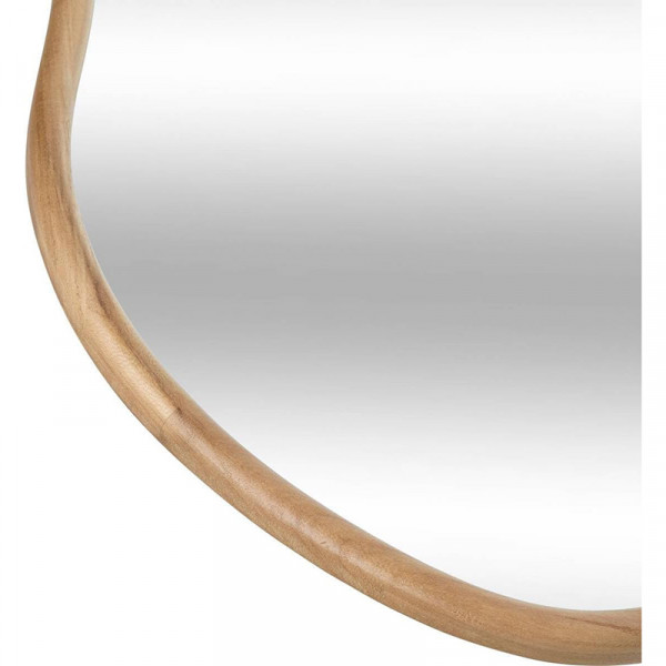Miroir organique en bois Livia 75X45cm - ATMOSPHERA - 38308028