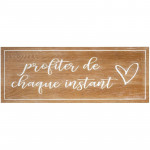 Décoration murale Matias manuscrite 80x30cm - ATMOSPHERA - 38308027