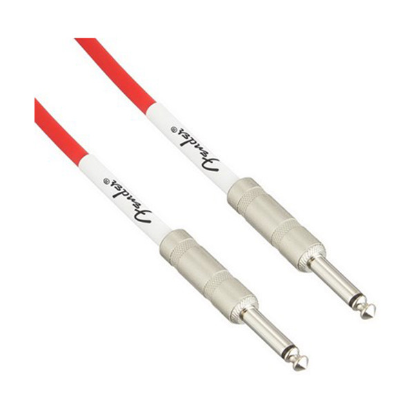 Câble 1/4(m)-1/4(m) 18,6' Rouge - FENDER - 0990520010