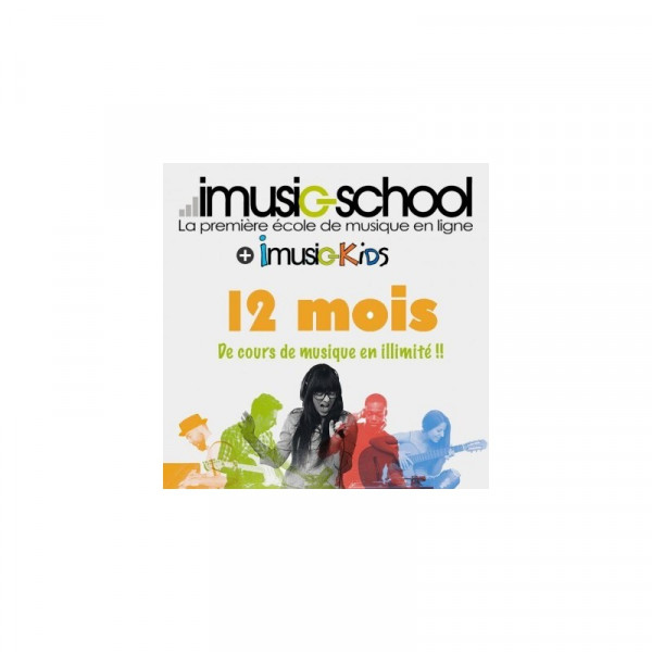 Carte d'abonnement 12 mois - IMUSIC-SCHOOL - IMS12